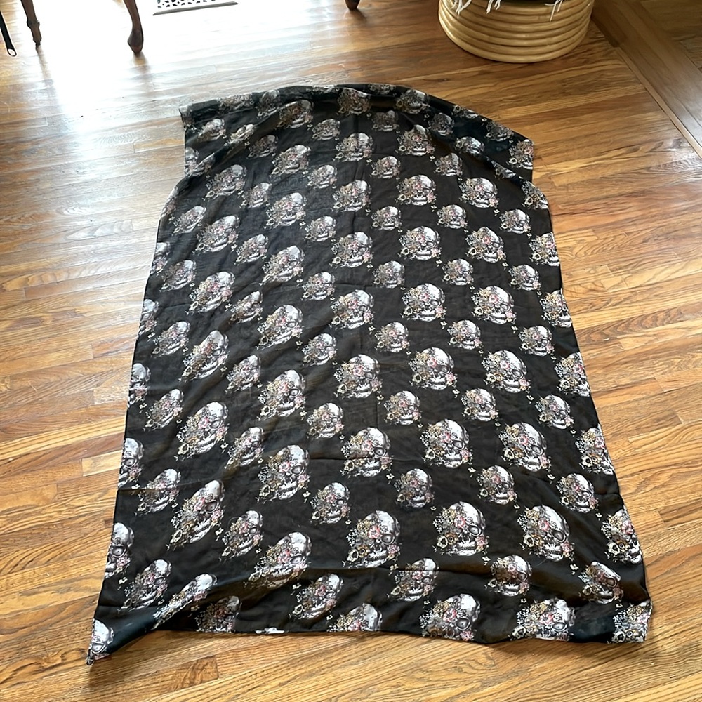 ASOS Sheer Skull Shawl/Scarf